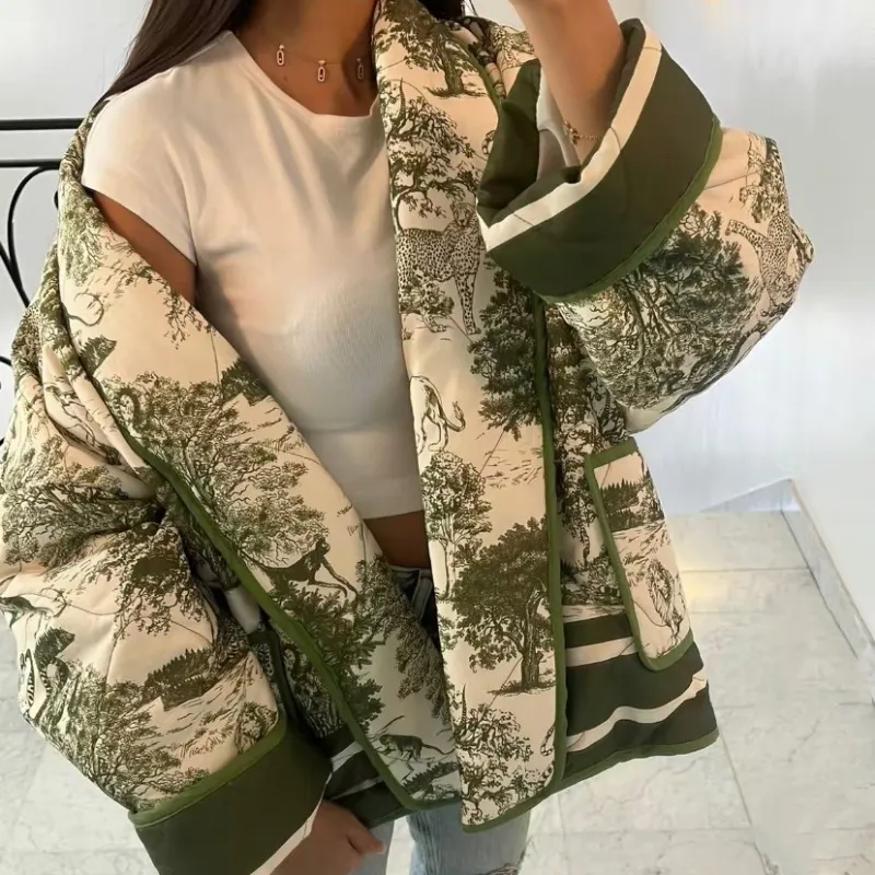 Heidi-Mode | Elegantes Bedrucktes Jäckchen für Damen - Image 6