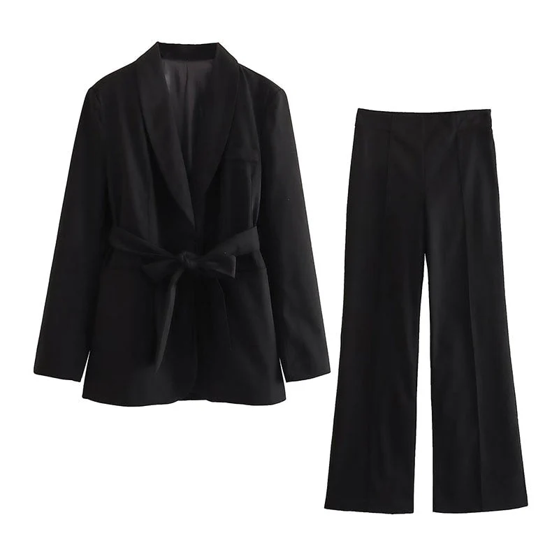Heidi-Mode | Elegantes Blazer-Set mit Gürtel für Damen - Image 2