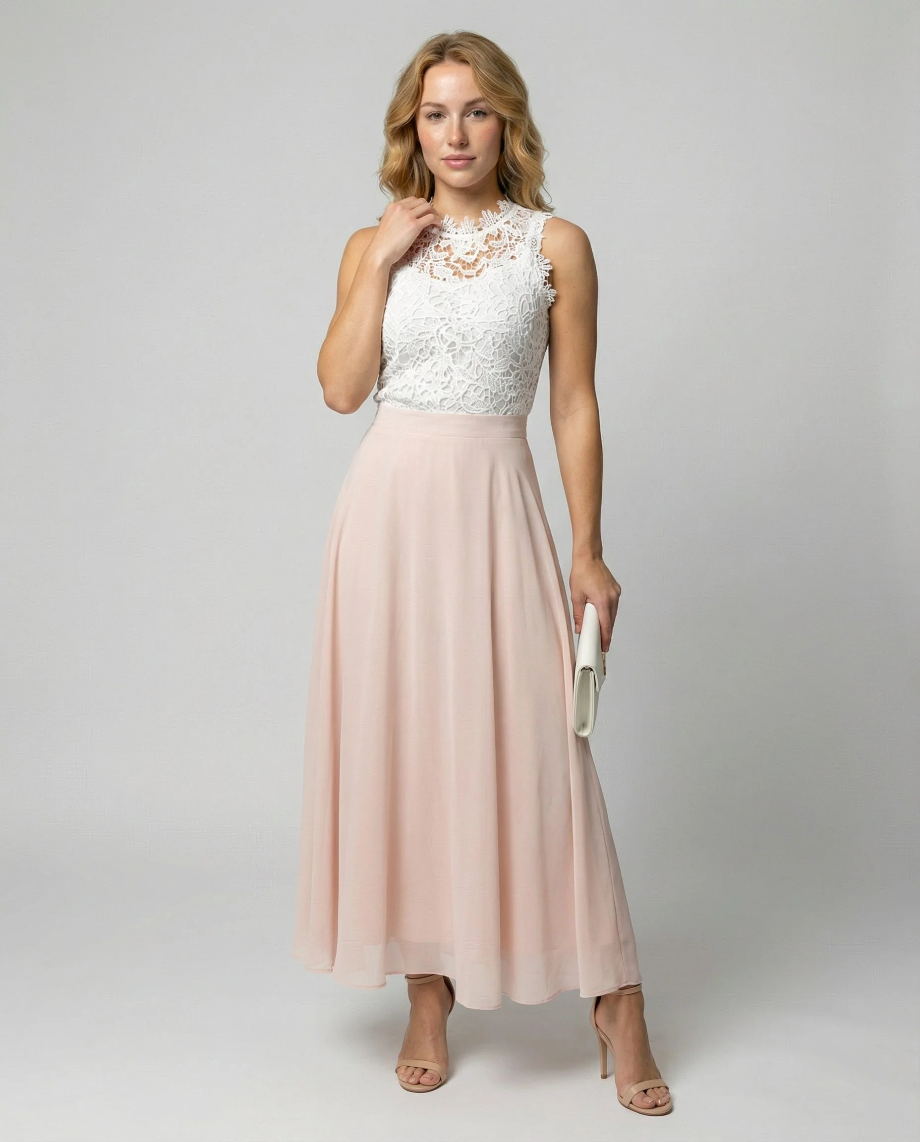 Heidi-Mode | Elegante Chiffon Maxikleid - Image 4