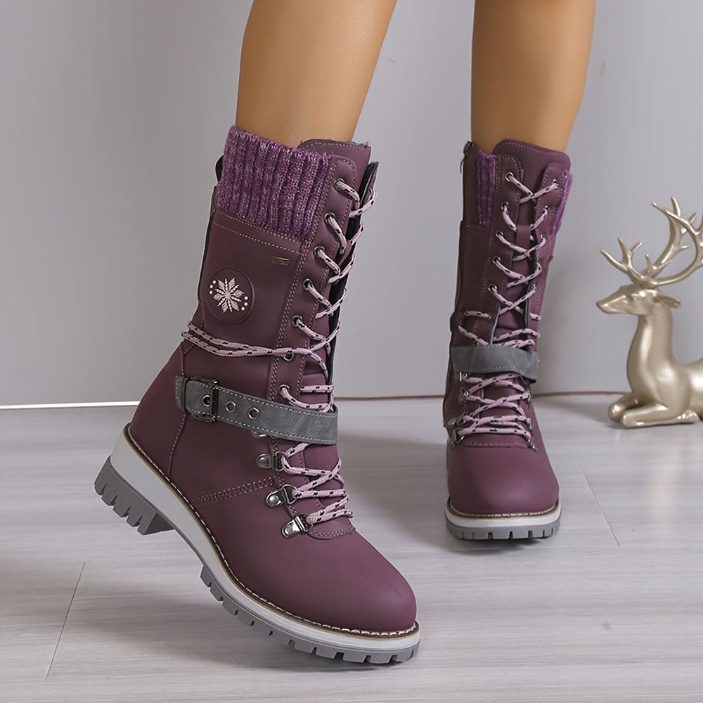 Heidi-Mode | Elegante Gestrickte Thermo-Stiefel - Image 13