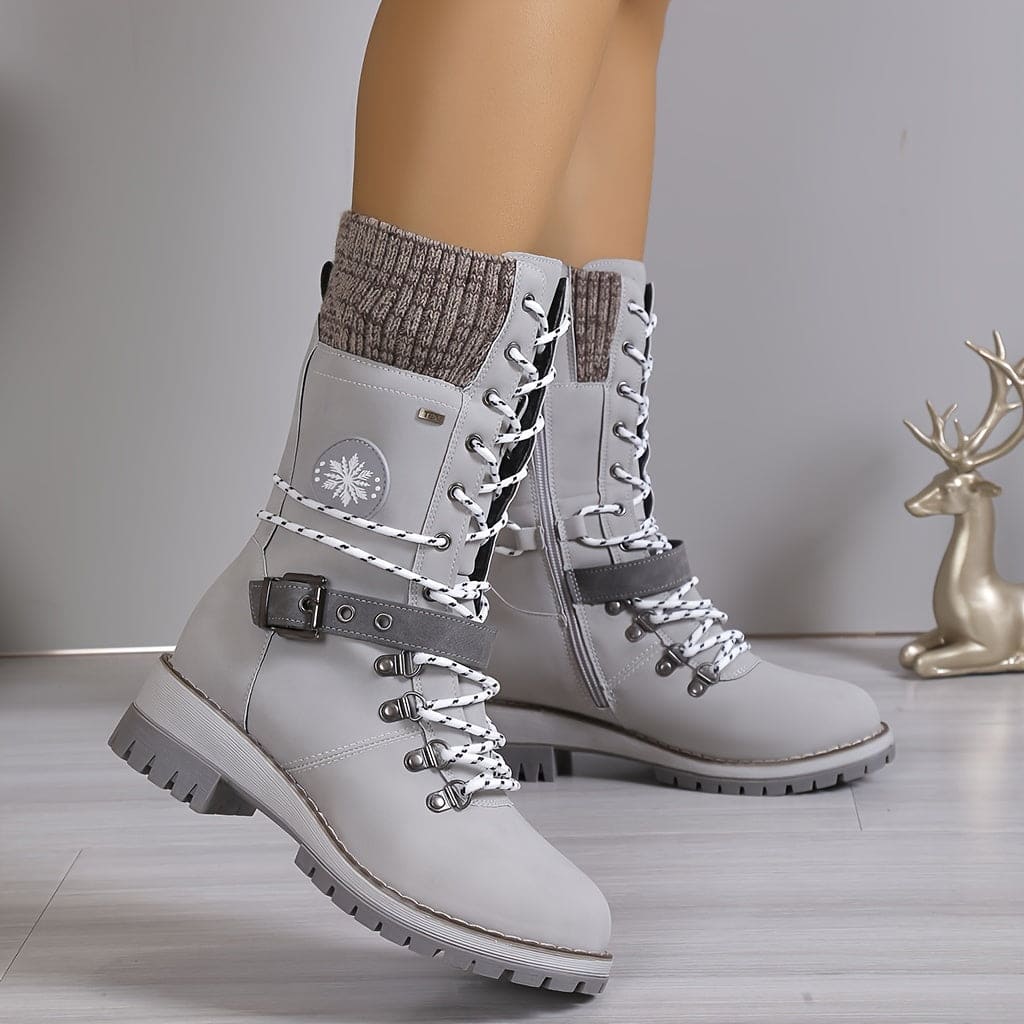 Heidi-Mode | Elegante Gestrickte Thermo-Stiefel - Image 15