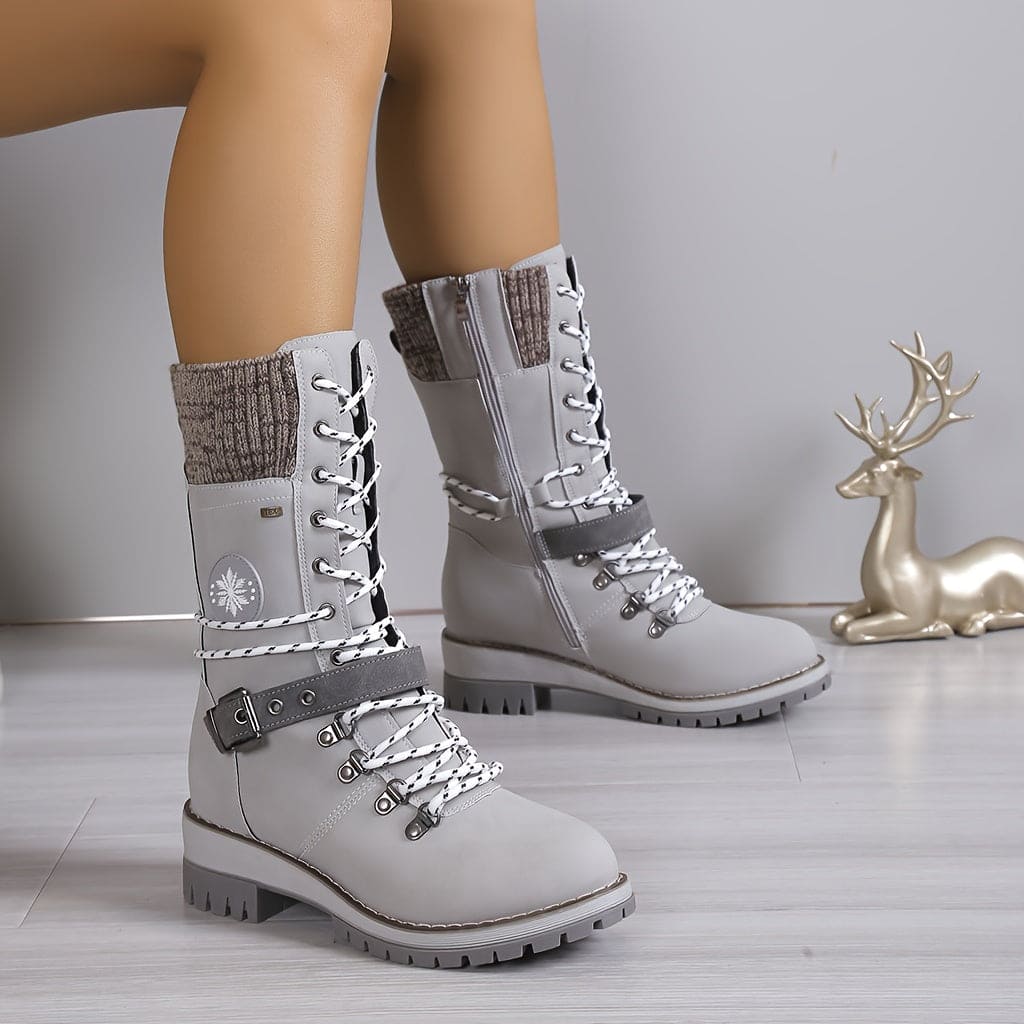 Heidi-Mode | Elegante Gestrickte Thermo-Stiefel - Image 2