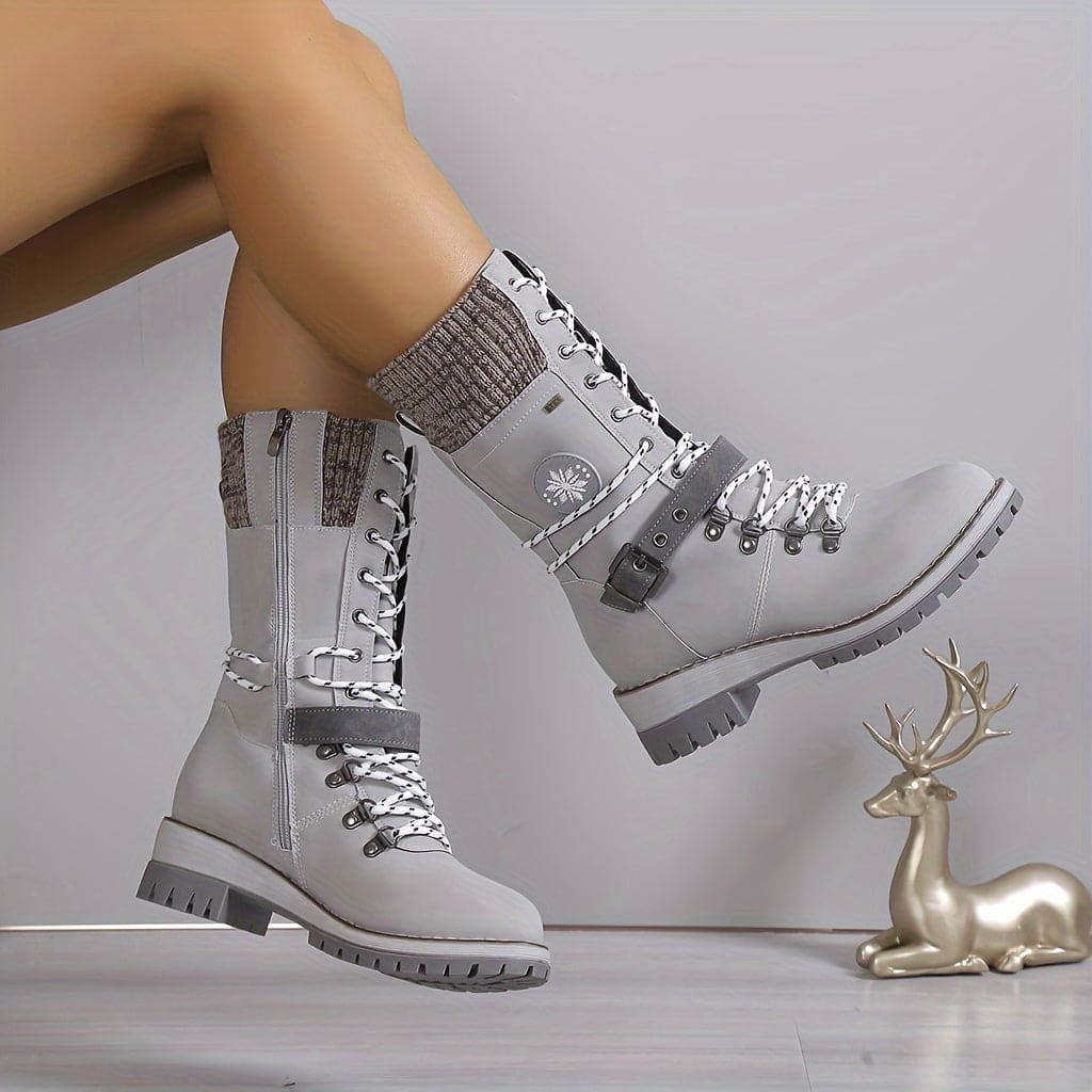 Heidi-Mode | Elegante Gestrickte Thermo-Stiefel - Image 3