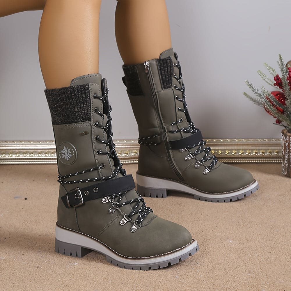 Heidi-Mode | Elegante Gestrickte Thermo-Stiefel - Image 5