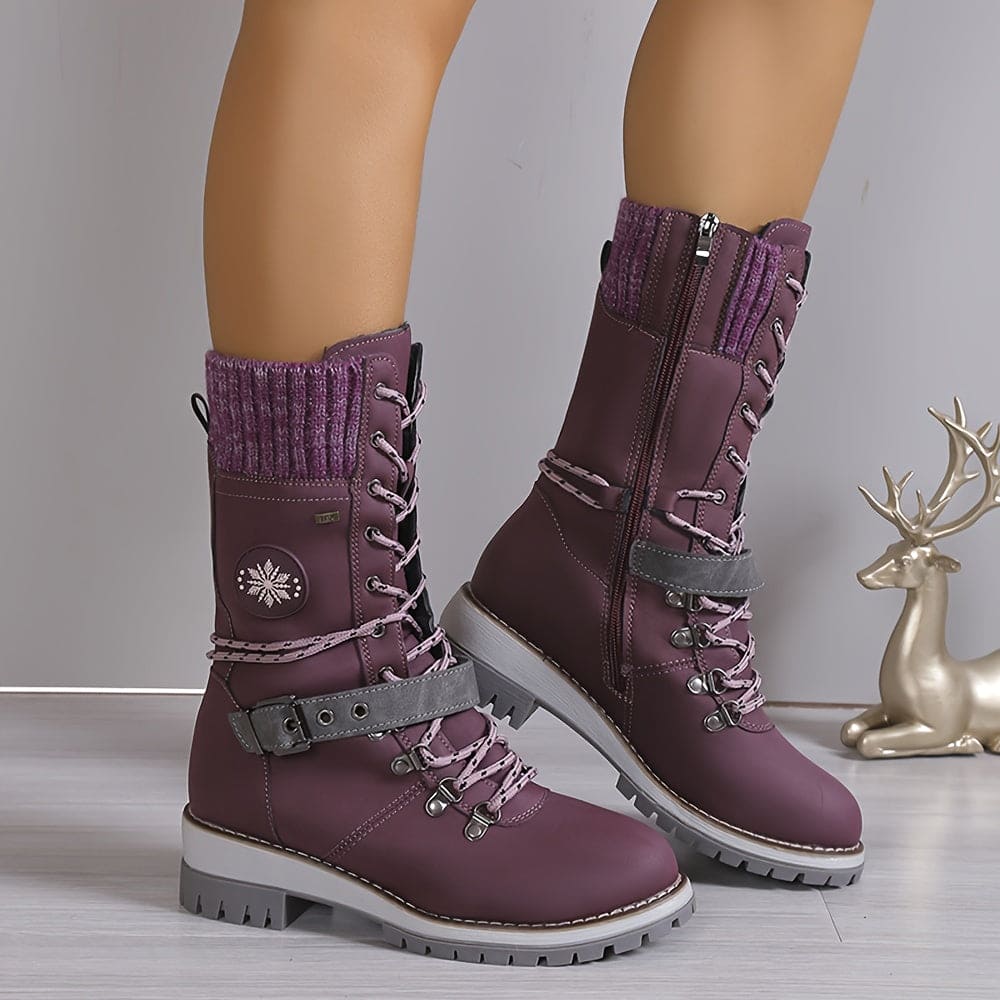 Heidi-Mode | Elegante Gestrickte Thermo-Stiefel - Image 6
