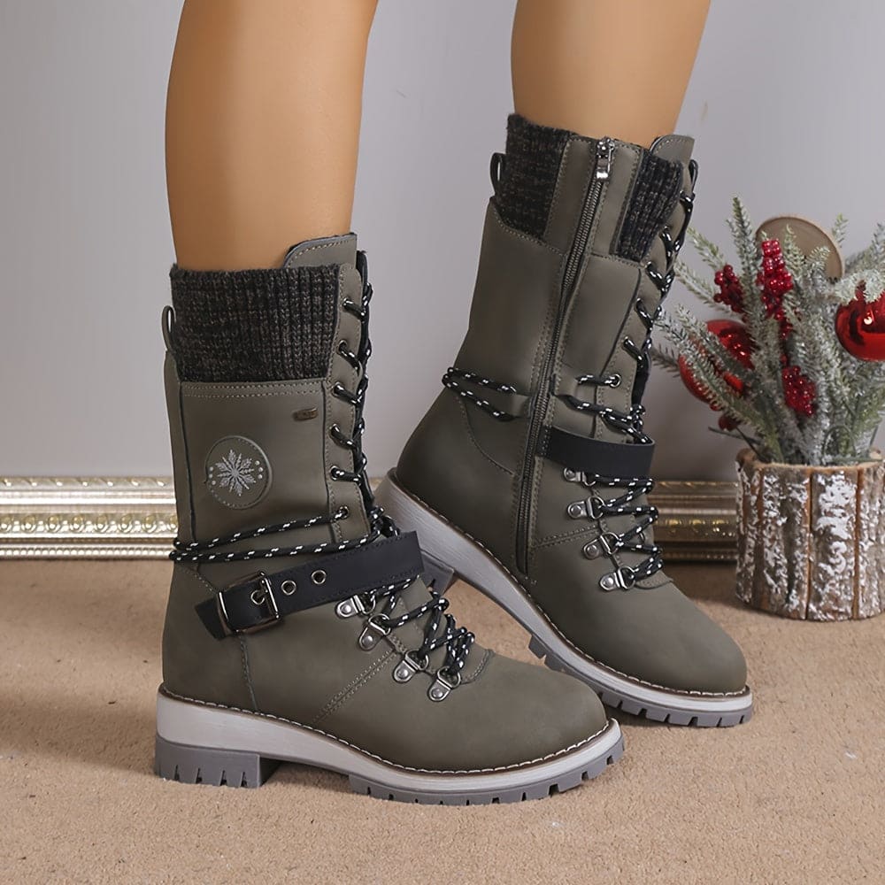 Heidi-Mode | Elegante Gestrickte Thermo-Stiefel - Image 9