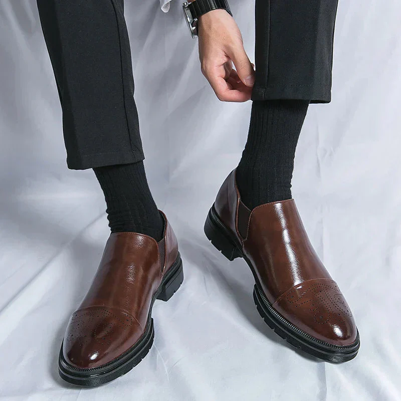 Heidi-Mode | Elegante Herrenschuhe Klassische Slipper Anzugschuhe mit Eleganter Verarbeitung - Image 2