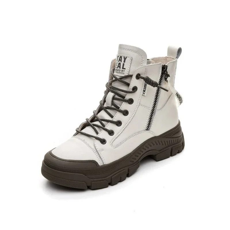Heidi-Mode | Elegante High-Top-Sneakerstiefel mit Reißverschluss - Image 9