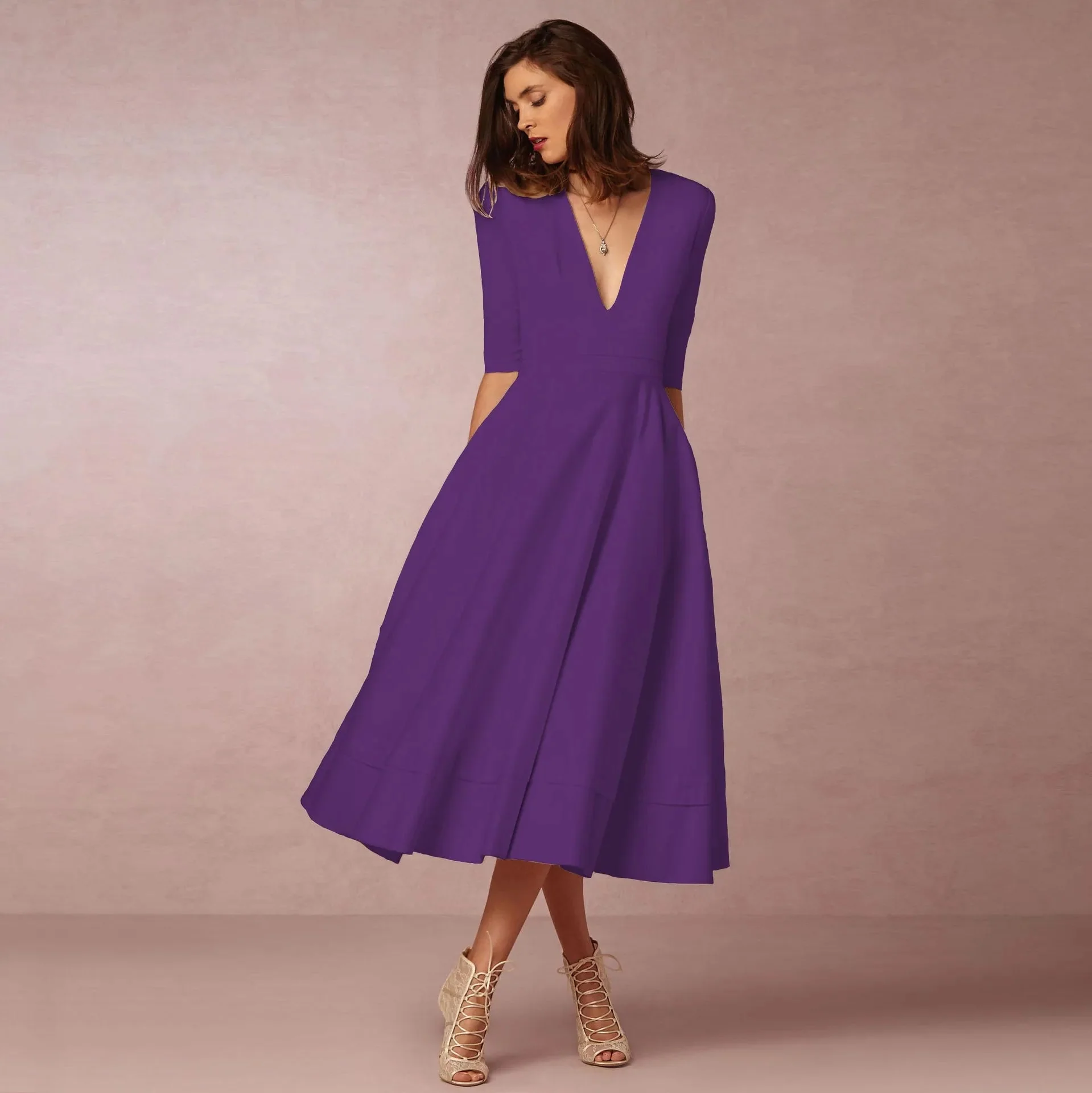 Heidi-Mode | Elegante Lange Damenkleid - Image 10