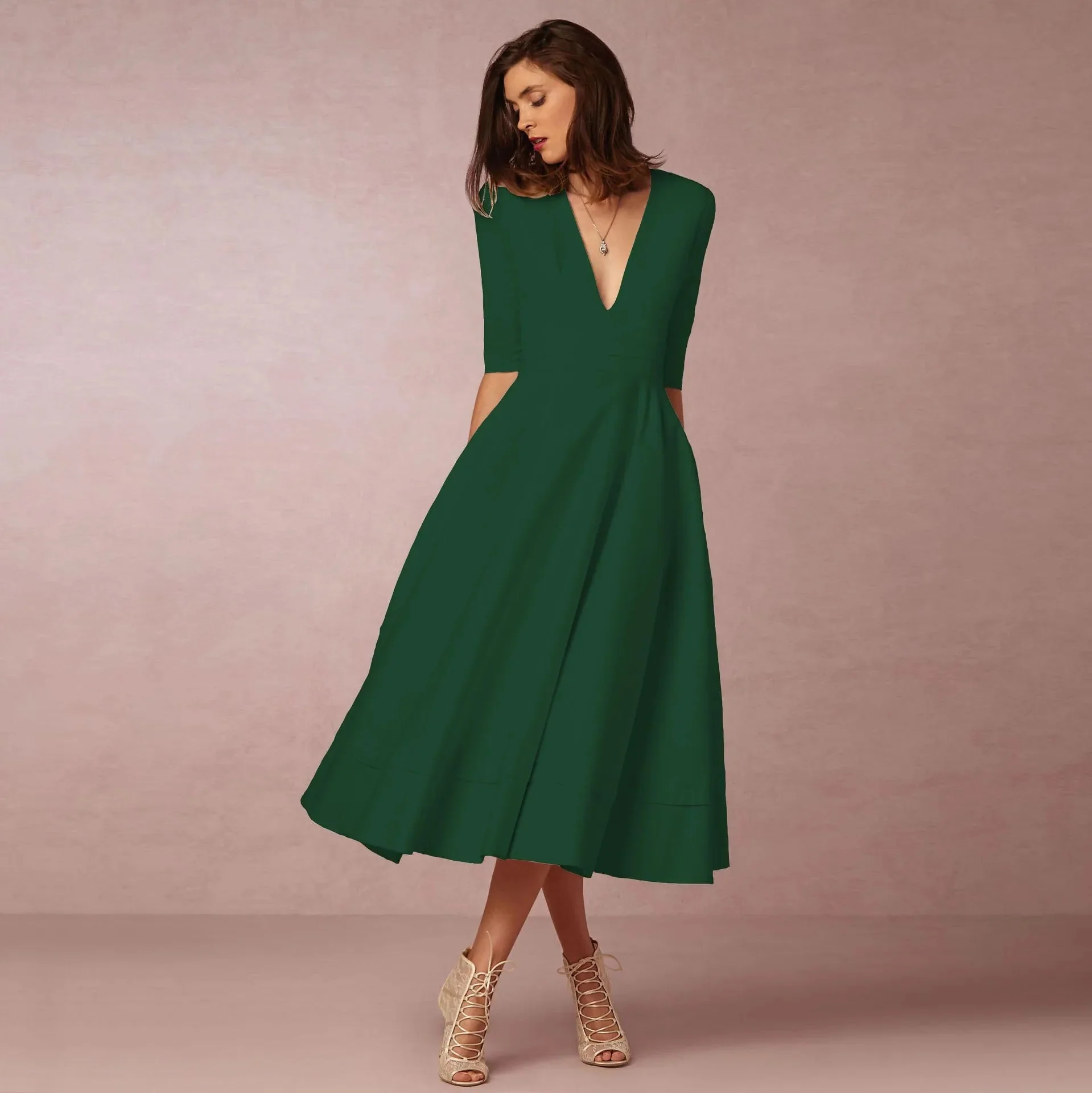 Heidi-Mode | Elegante Lange Damenkleid - Image 7