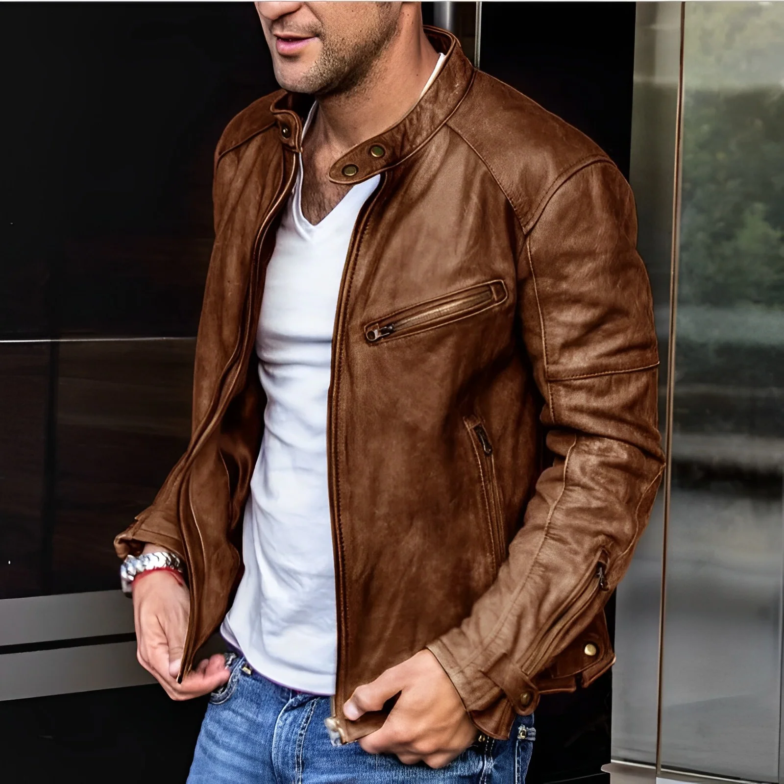 Heidi-Mode | Elegante Lederjacke für Alle Jahreszeiten - Image 3