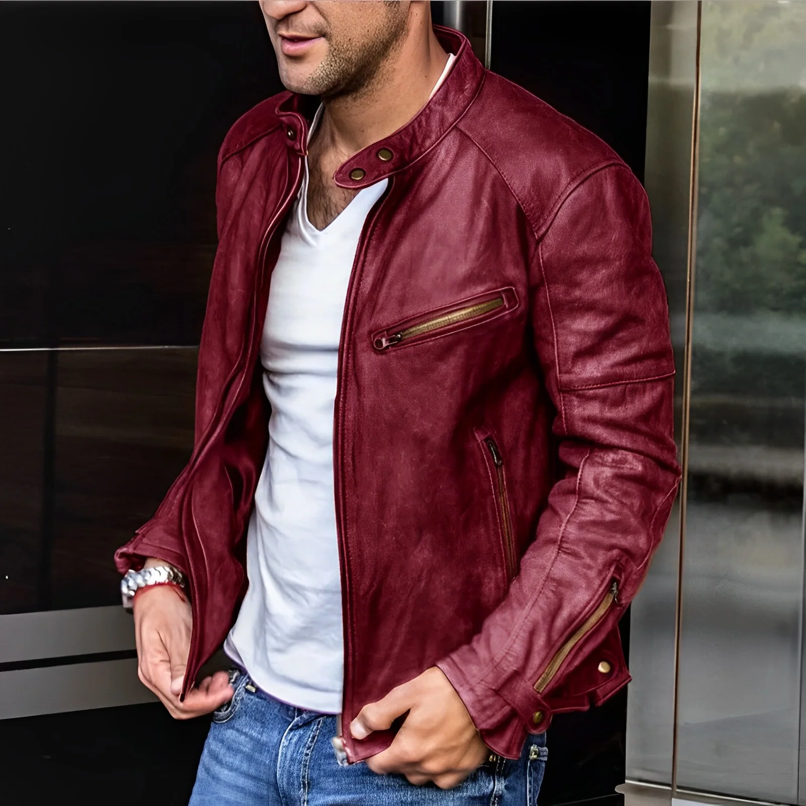 Heidi-Mode | Elegante Lederjacke für Alle Jahreszeiten - Image 4