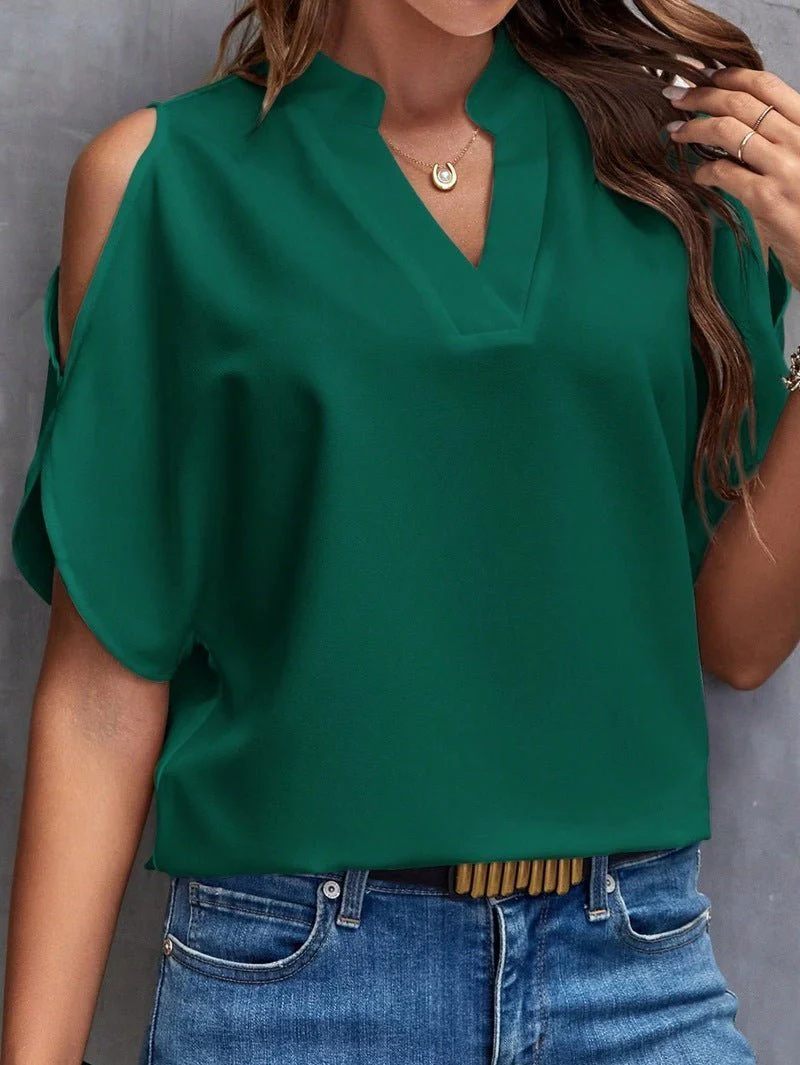 Heidi-Mode | Elegante mit Schulterfreien Kurzen Ärmeln - Image 6