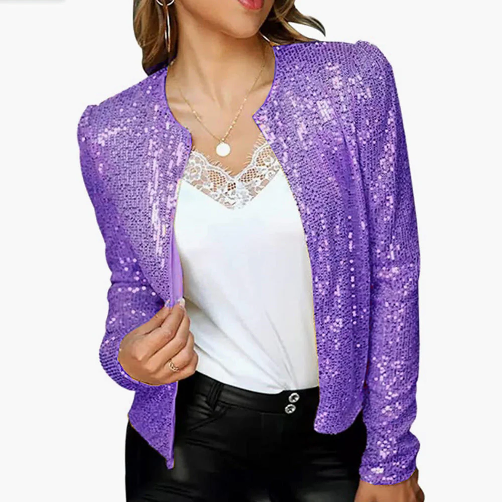 Heidi-Mode | Elegante Paillettenjacke für Damen - Image 6