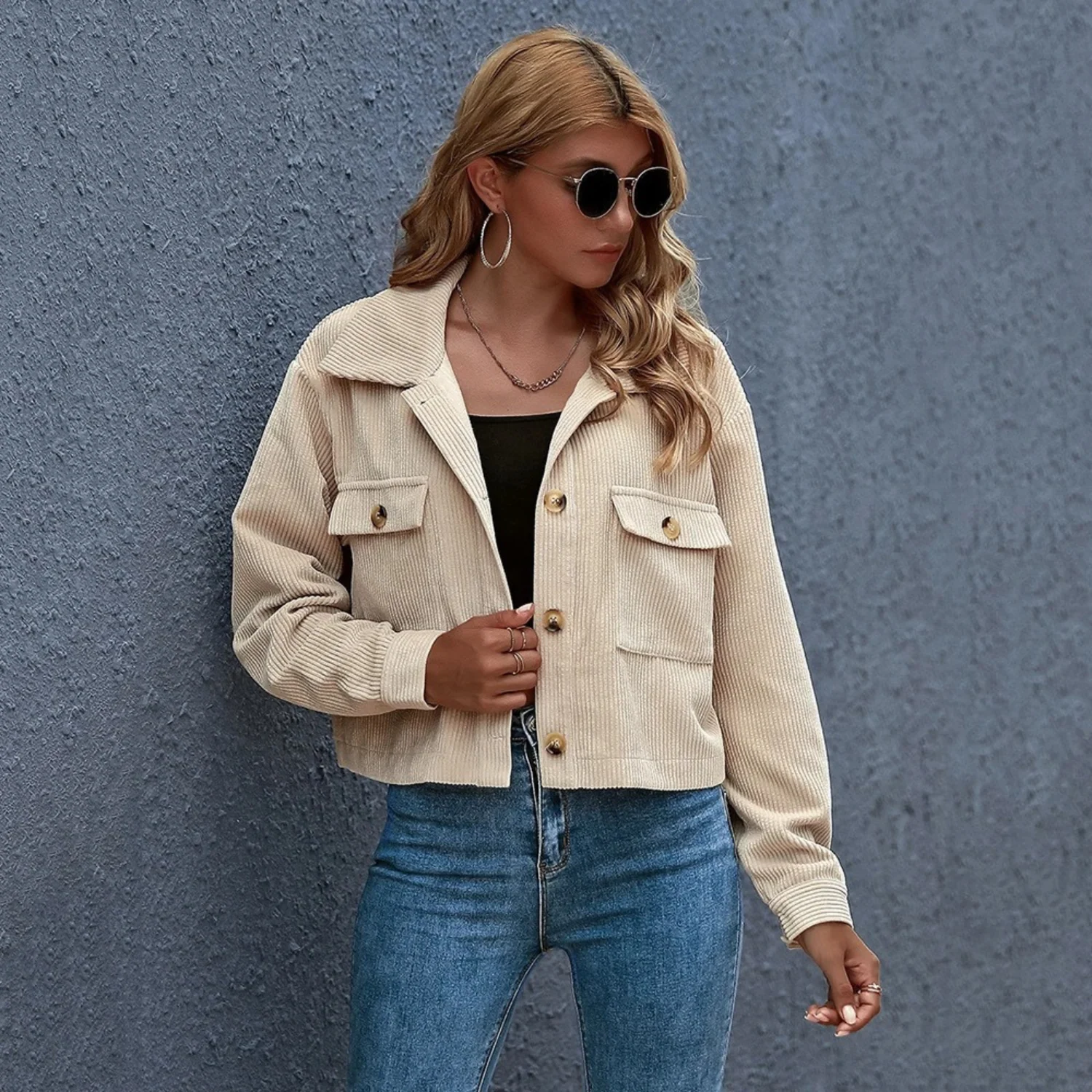 Heidi-Mode | Elegante Rosa Damen Sommerjacke mit Drehkragen - Image 4