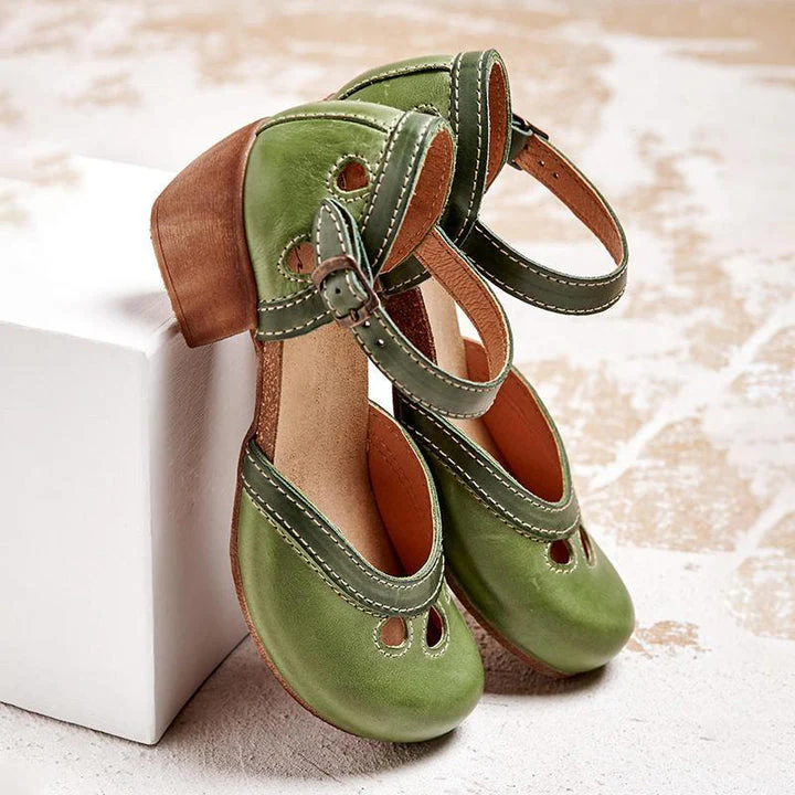 Heidi-Mode | Elegante Sandalen mit Niedrigem Absatz - Image 9