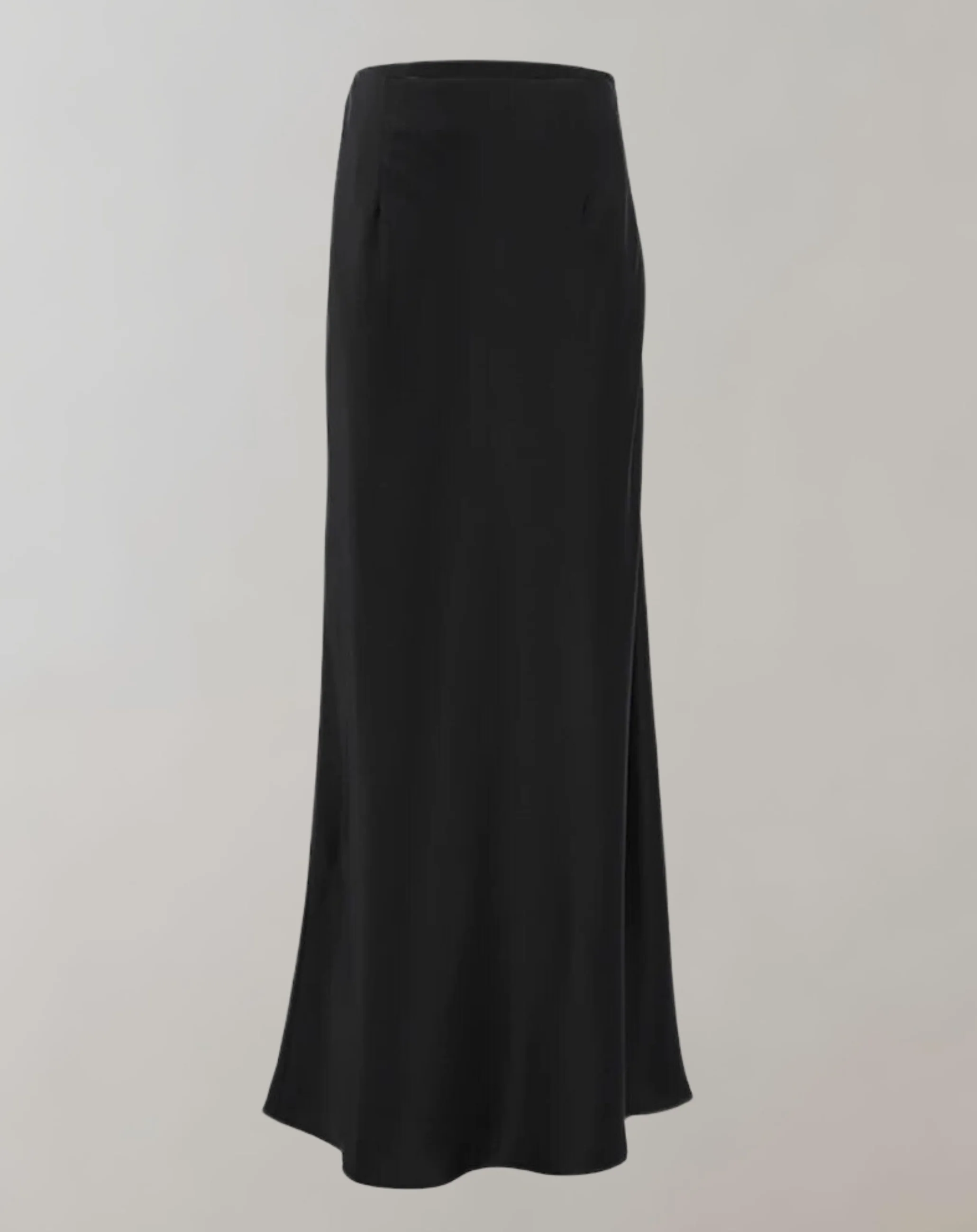 Heidi-Mode | Elegante Satin Schwarz Trompete - Image 2