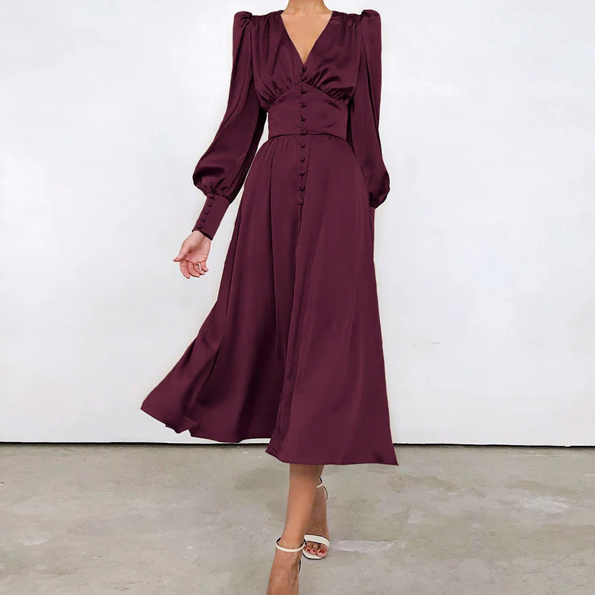 Heidi-Mode | Elegante Satinkleider - Image 10