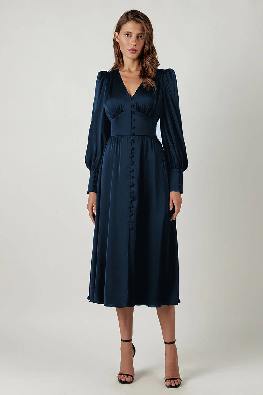 Heidi-Mode | Elegante Satinkleider - Image 9