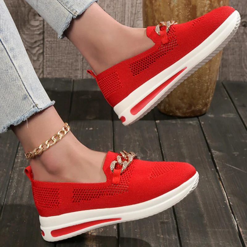 Heidi-Mode | Elegante Slip-On-Loafer mit Kettendetail für Frauen - Image 3