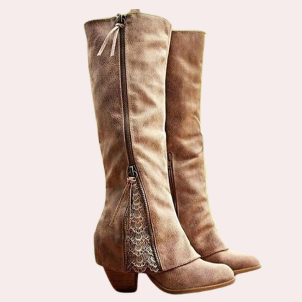 Heidi-Mode | Elegante Stiefel mit Hohen Absätzen für Damen - Image 4