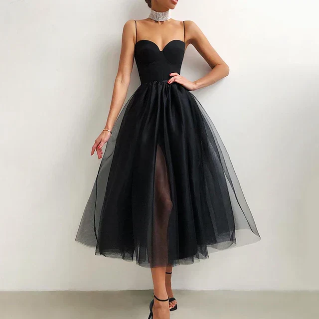 Heidi-Mode | Elegantes Tüll Korsett Abendkleid für Damen - Image 2