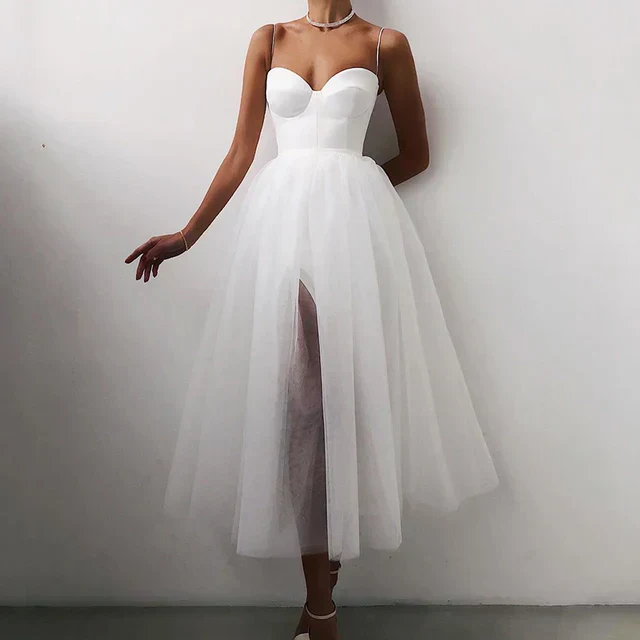 Heidi-Mode | Elegantes Tüll Korsett Abendkleid für Damen - Image 3