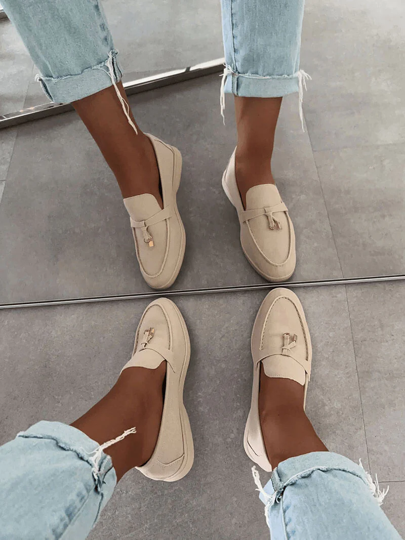 Heidi-Mode | Elegante Wildleder Loafer - Image 4