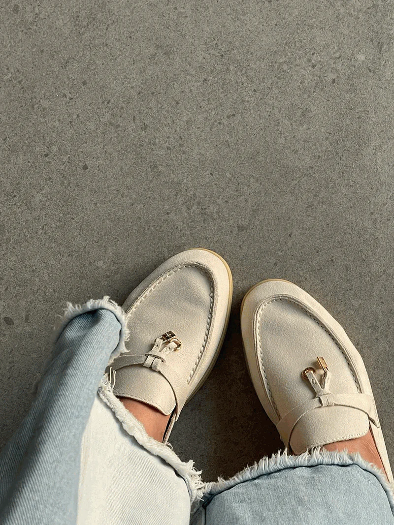 Heidi-Mode | Elegante Wildleder Loafer - Image 8
