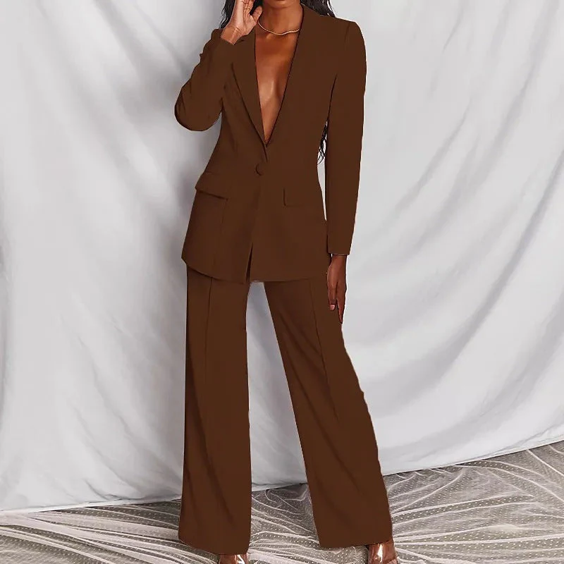 Heidi-Mode | Eleganter Damenanzug mit Langen Ärmeln und Hose - Image 6