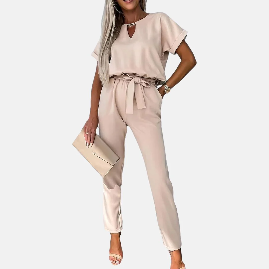 Heidi-Mode | Eleganter, Festlicher Kurzarm-Damen-Overall für Den Sommer - Image 8
