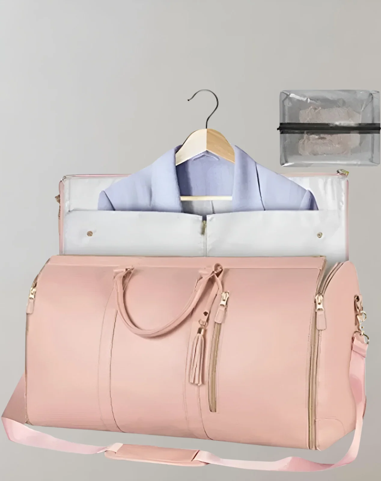 Heidi-Mode | Eleganter Kleiderorganizer Umhängetasche Aus Vegan Leder - Image 8