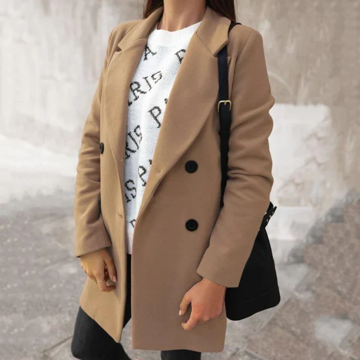 Heidi-Mode | Eleganter Woll Mantel Damen