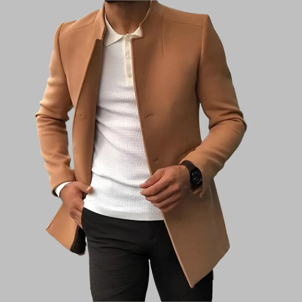 Heidi-Mode | Eleganter Wollmantel für Herren - Image 4