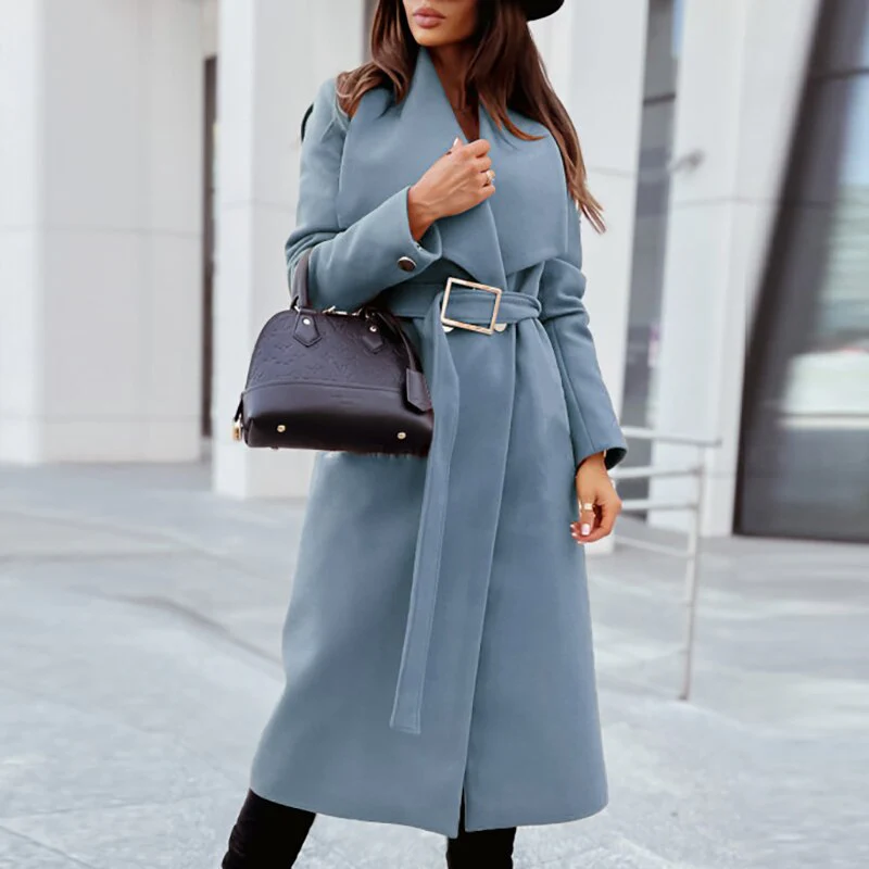 Heidi-Mode | Eleganter Wollmantel mit Gürtel - Image 5