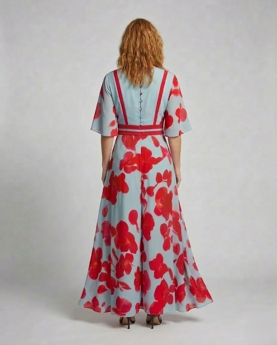 Damen Elegantes Ärmelkleid figurbetont für Events & Alltag | Heidi-Mode - Image 3