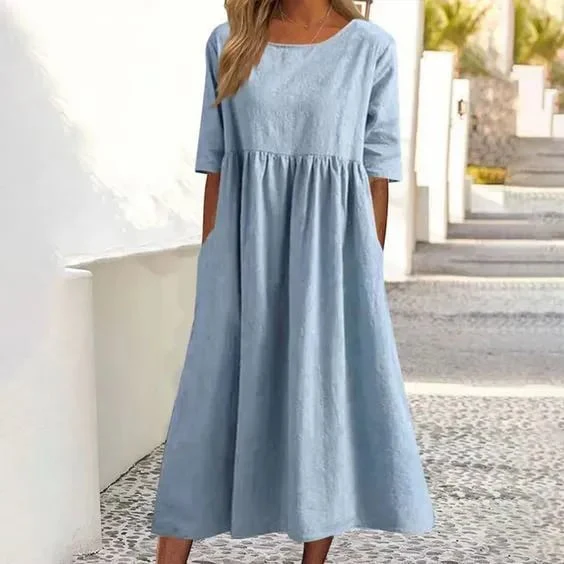 Heidi-Mode | Elegantes, Bequemes Baumwollkleid