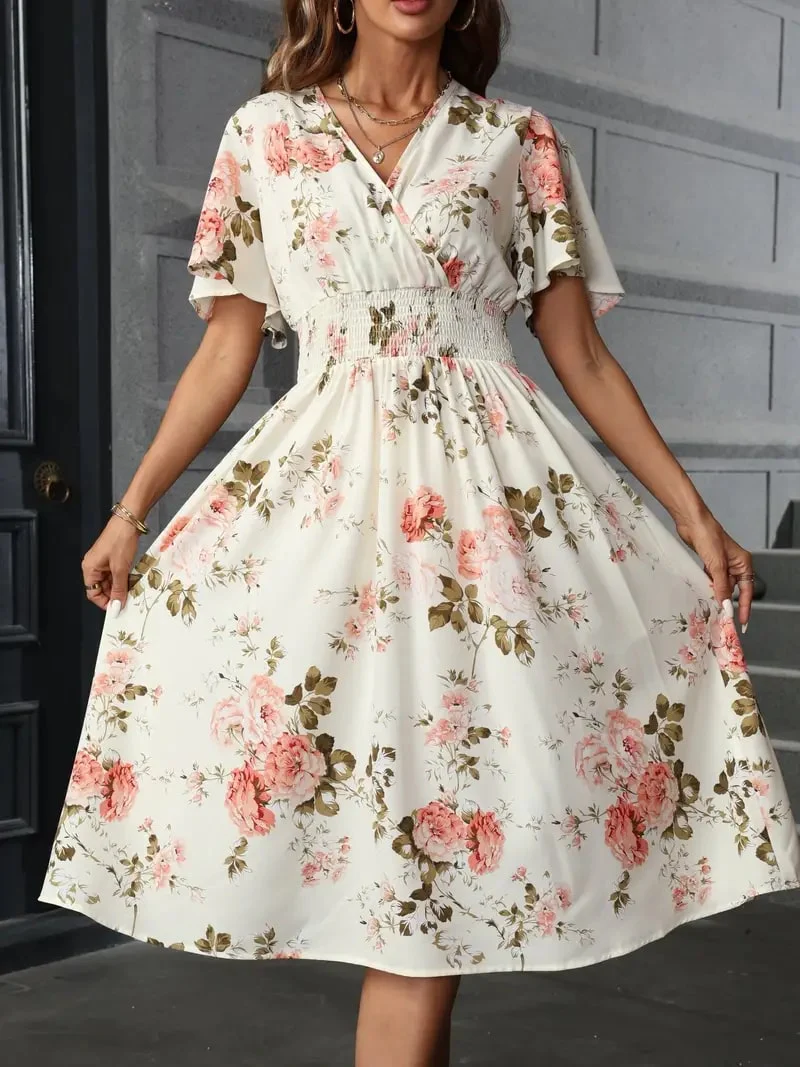 Heidi-Mode | Elegantes Blumen Kleid für Frühling und Sommer - Image 2