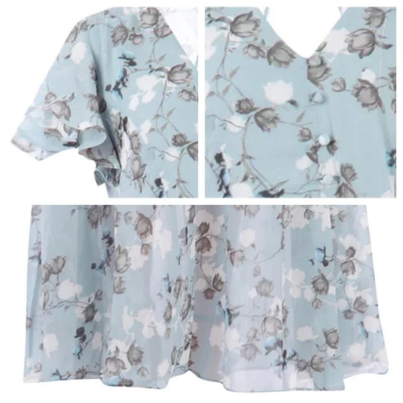 Heidi-Mode | Elegantes Blumen-Maxikleid für Frauen - Image 3