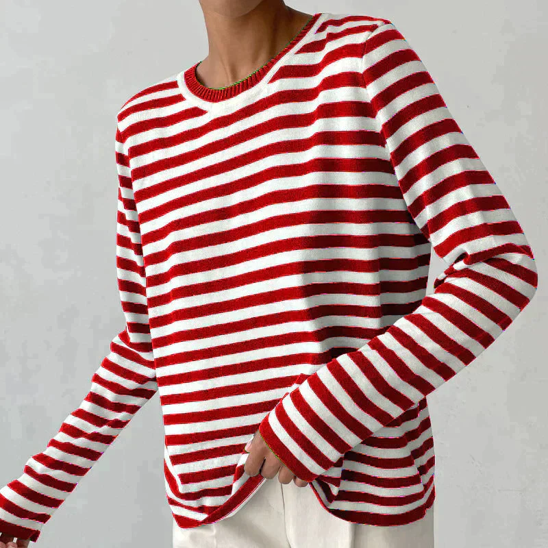 Heidi-Mode | Elegantes Gestreiftes T-Shirt - Image 10