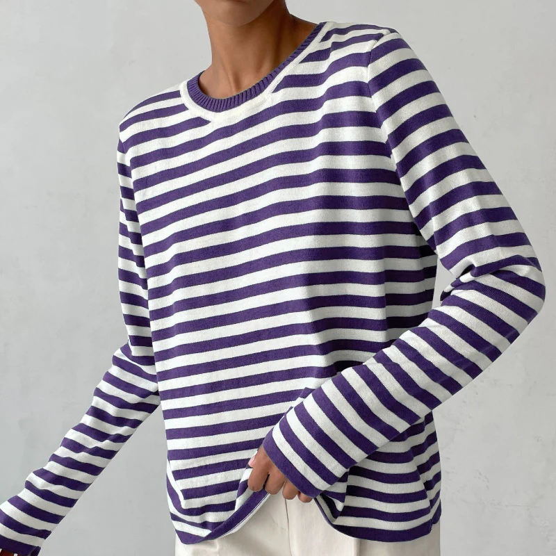 Heidi-Mode | Elegantes Gestreiftes T-Shirt - Image 13