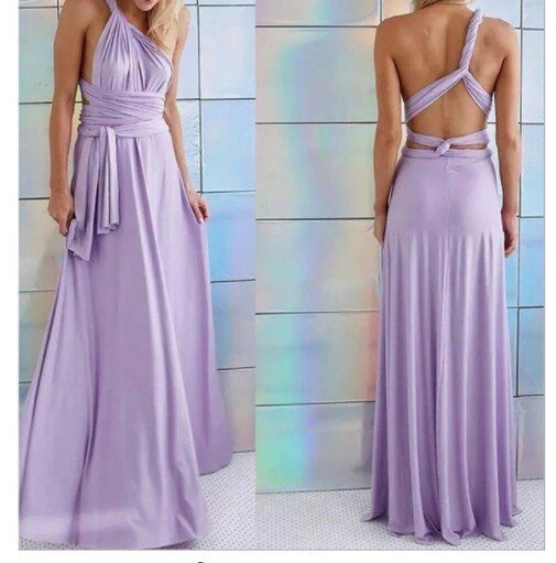 Heidi-Mode | Elegantes Halter-Maxikleid Ohne Rücken für Frauen - Image 11