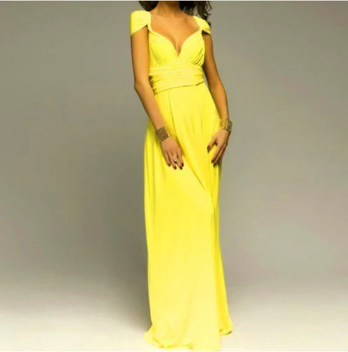 Heidi-Mode | Elegantes Halter-Maxikleid Ohne Rücken für Frauen - Image 7