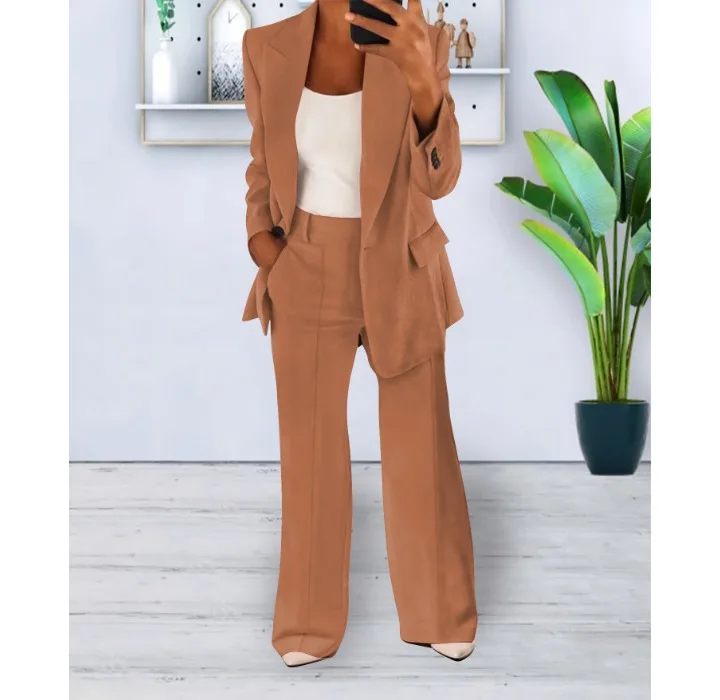 Heidi-Mode | Elegantes Hosenanzug und Jacken Satz für Frauen - Image 4