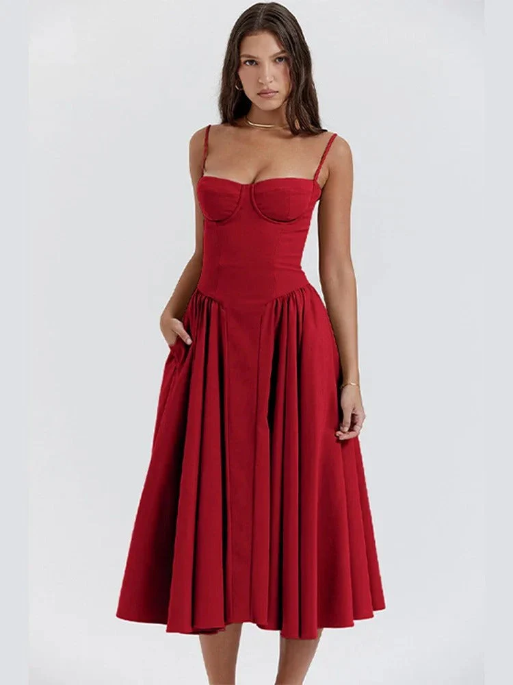 Heidi-Mode | Elegantes Ärmelloses Kleid - Image 4