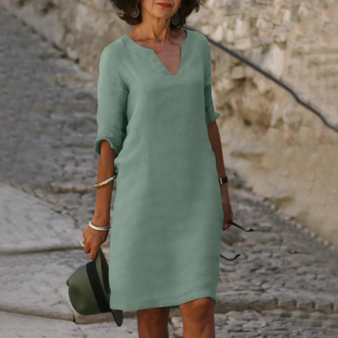 Heidi-Mode | Elegantes Knielanges Kleid - Image 14