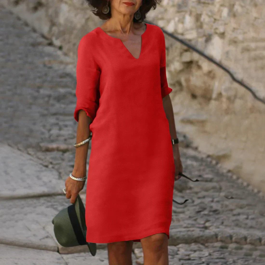 Heidi-Mode | Elegantes Knielanges Kleid - Image 9
