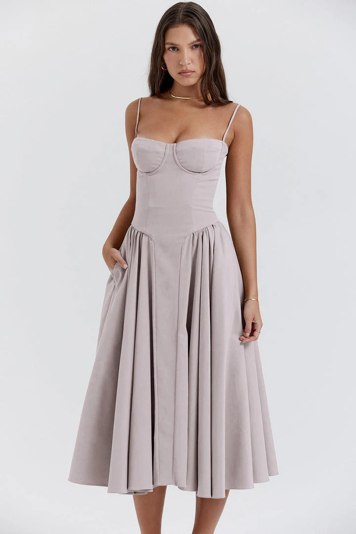 Heidi-Mode | Elegantes Maxikleid