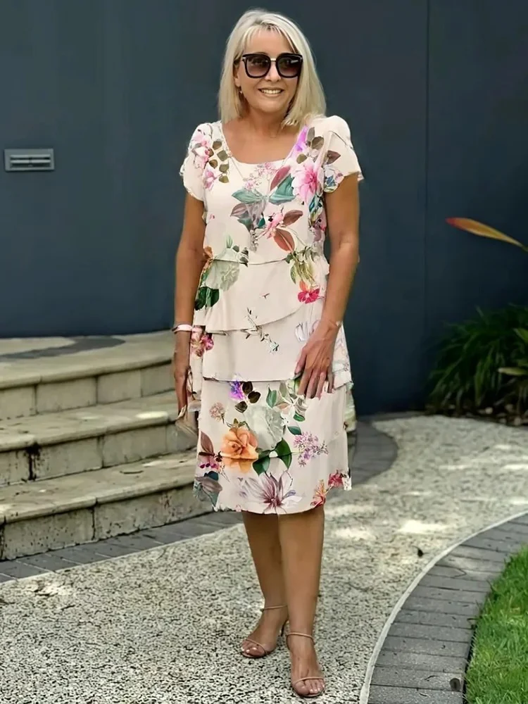 Heidi-Mode | Elegantes Maxikleid mit Blumenmuster - Image 2