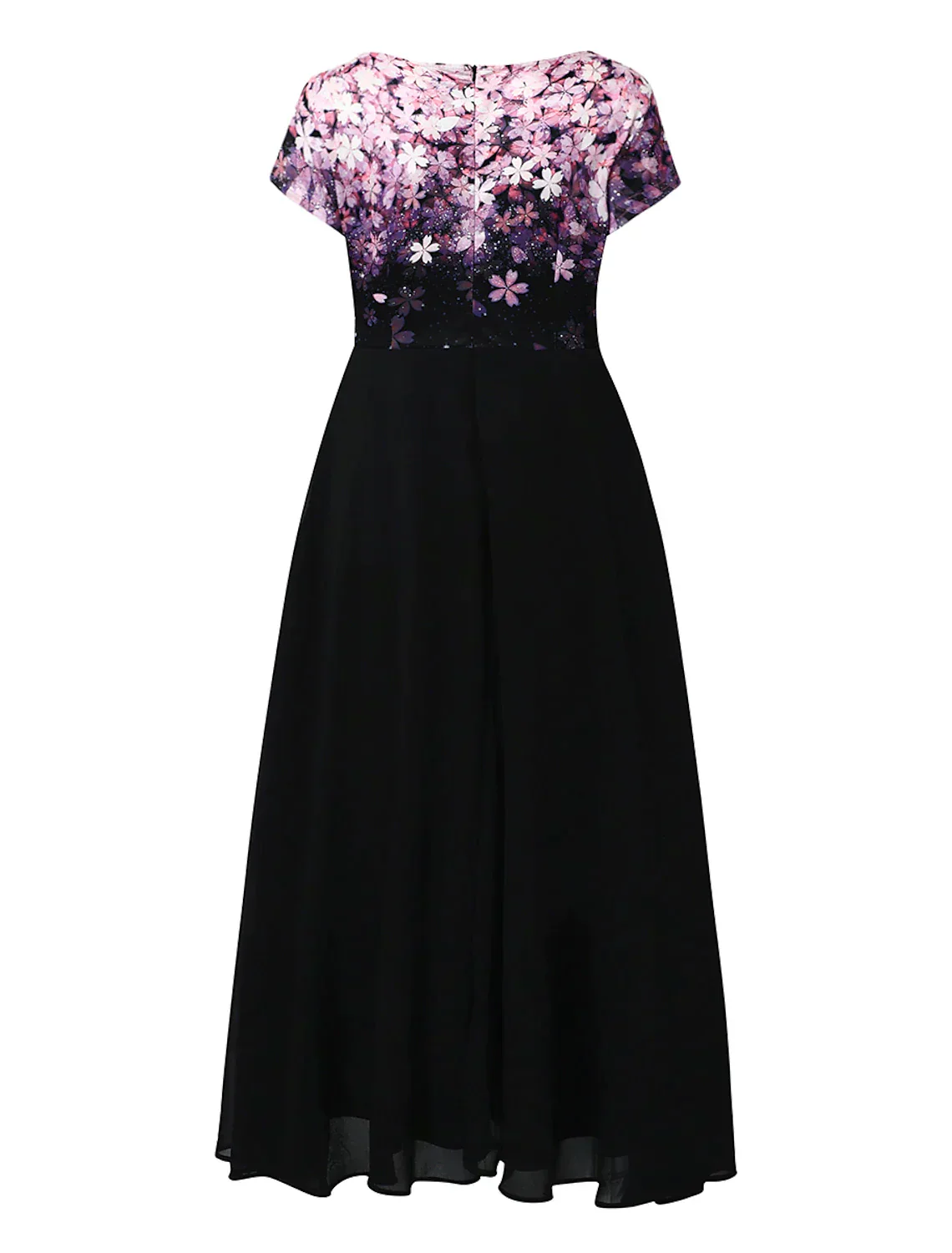 Heidi-Mode | Elegantes Midi Kleid mit Blumen-Spitze